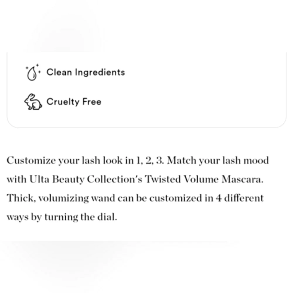ULTA BEAUTY COLLECTION TWISTED VOLUME MAXIMUM PERFORMANCE MASCARA.